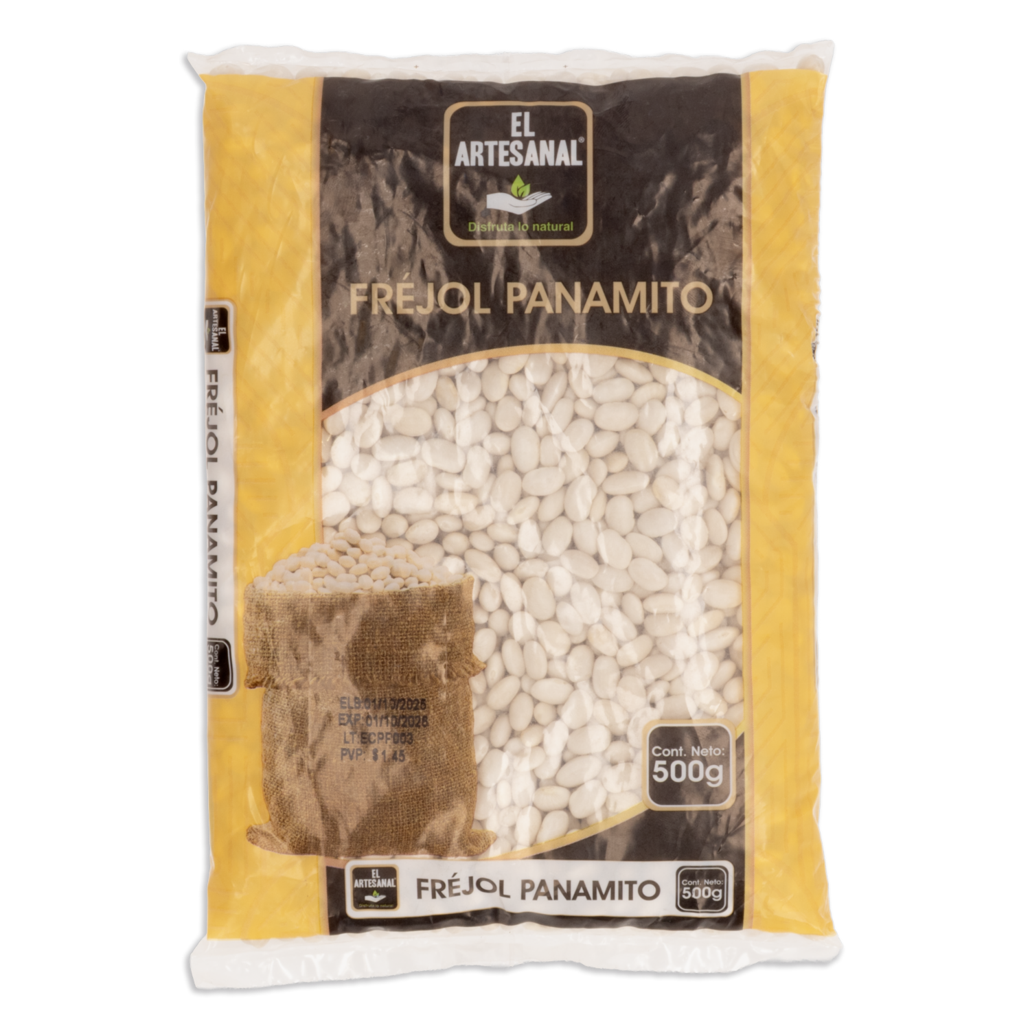 Frejol Panamito Enlatado EL ARTESANAL 500 G