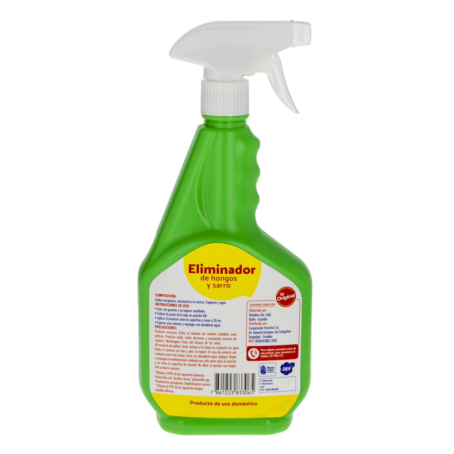 Eliminador De Hongos Y Sarro LA ORIGINAL 500 Ml