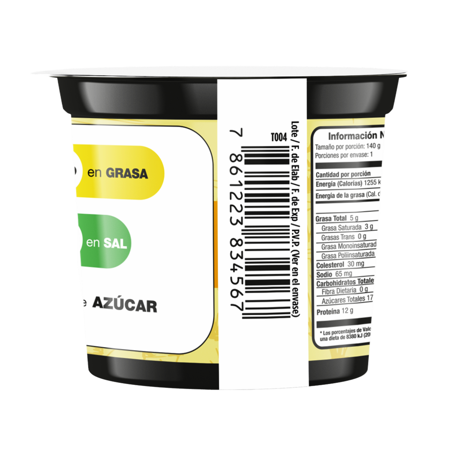 Yogurt Griego Sabor Vainilla EL ARTESANAL 140 G