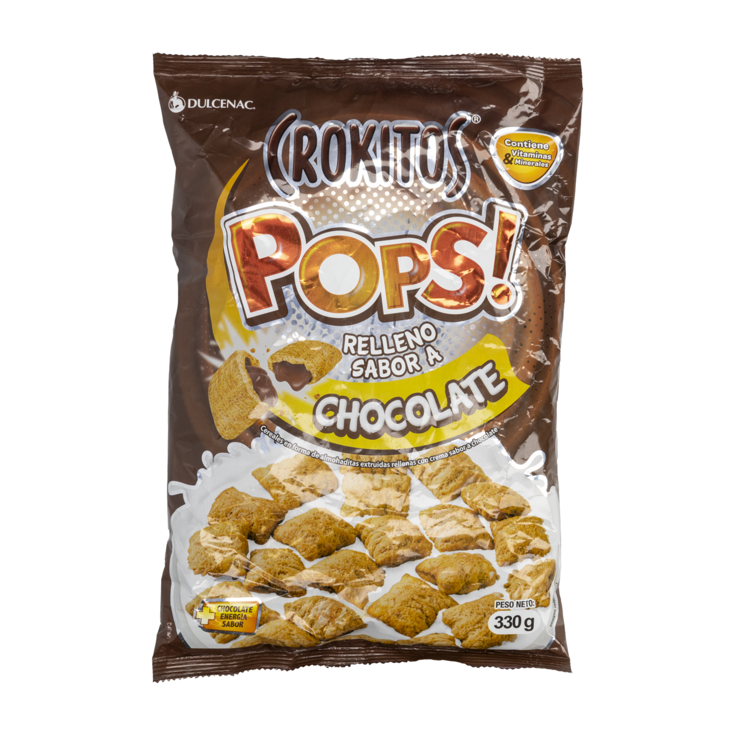 Cereal Almohaditas Sabor Chocolate CROKITOS 330  G
