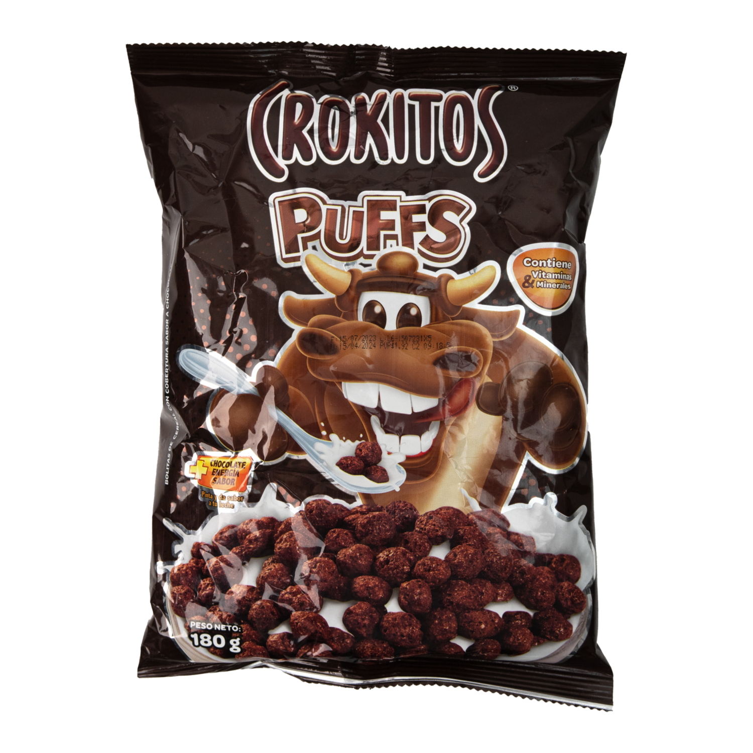 Cereal En Bolitas Sabor A Chocolate CROKITOS 180  G