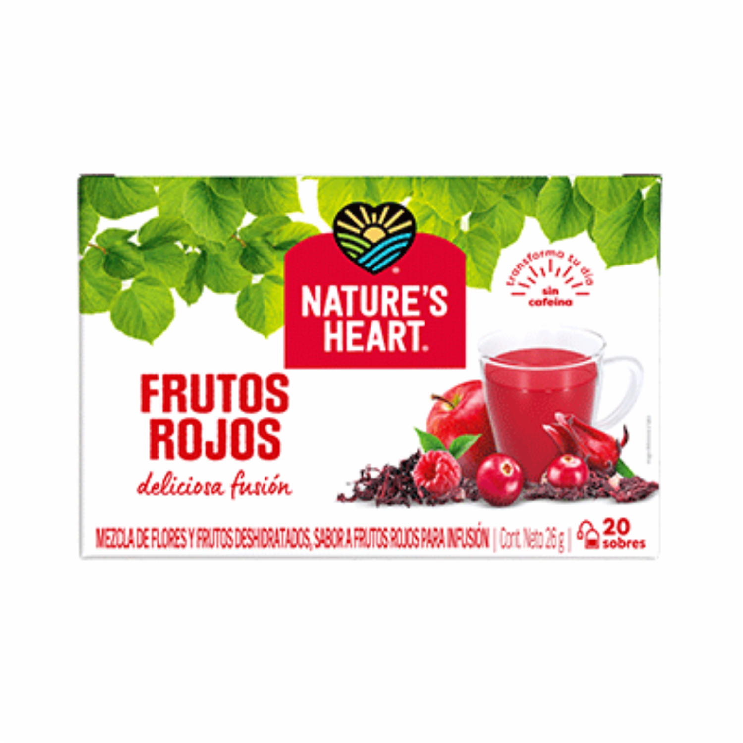 Infusión Frutos Rojos NATURE’S HEART 20 X 26 G