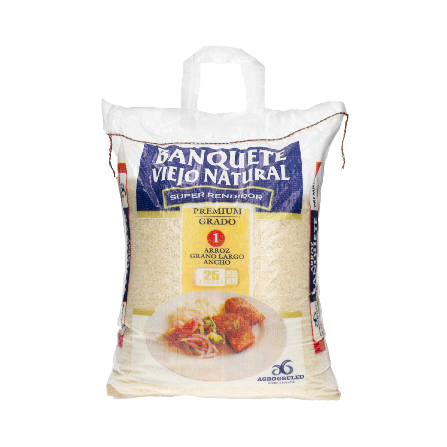 Arroz Blanco Viejo Natural Seleccionado Premium Grado 1 BANQUETE 11.35 Kg