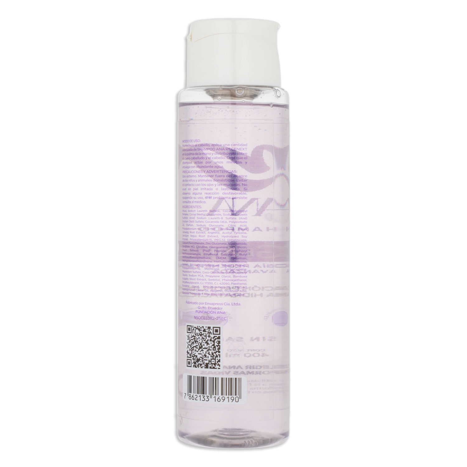 Shampoo De Cabello Tecnología Regenerativa Avanzada ANA 400 Ml
