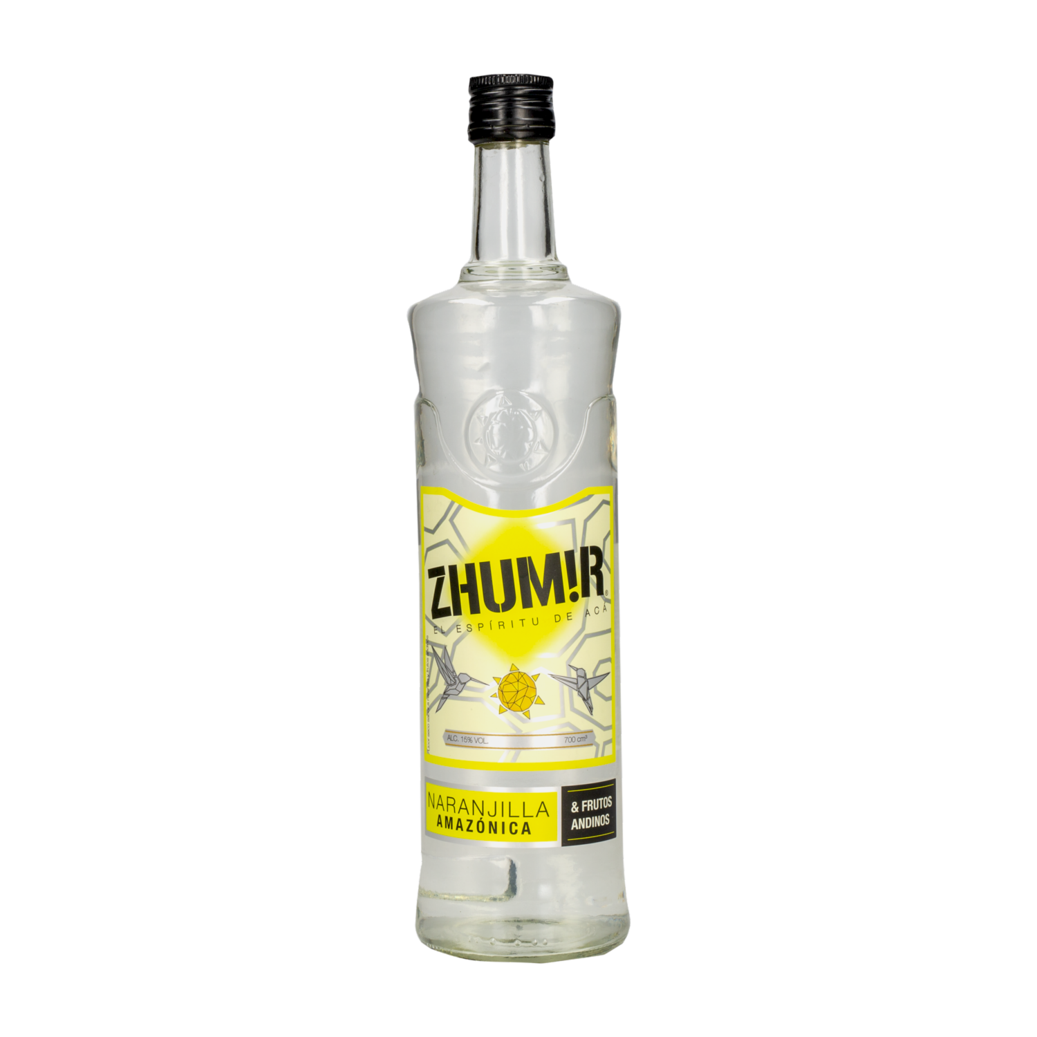 Aguardiente Naranjilla y Frutos Andinos ZHUMIR 700 Ml