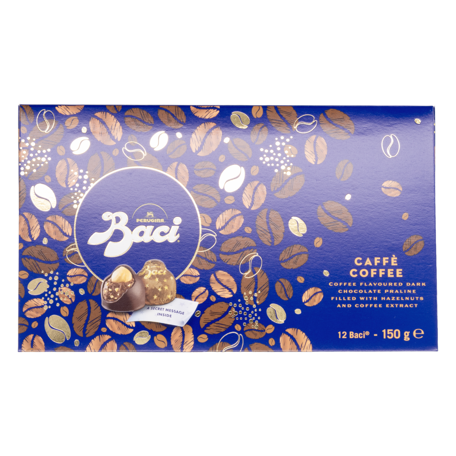 Bombones De Chocolate Negro Con Café Y Avellanas BACI 150 G