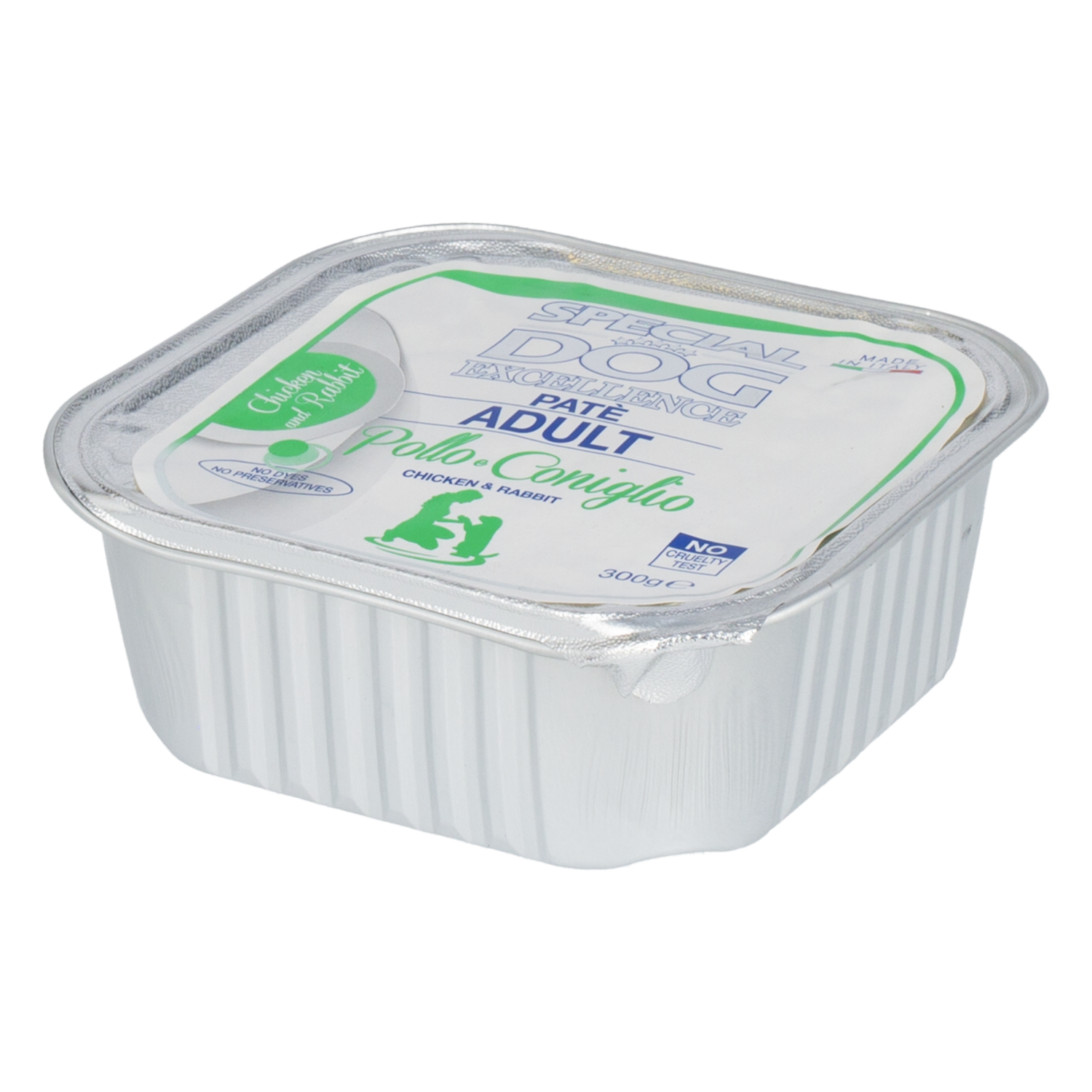 Alimento Húmedo Para Perros Adulto En Paté Sabor Pollo Y Conejo SPECIAL DOG EXCELLENCE 300 G