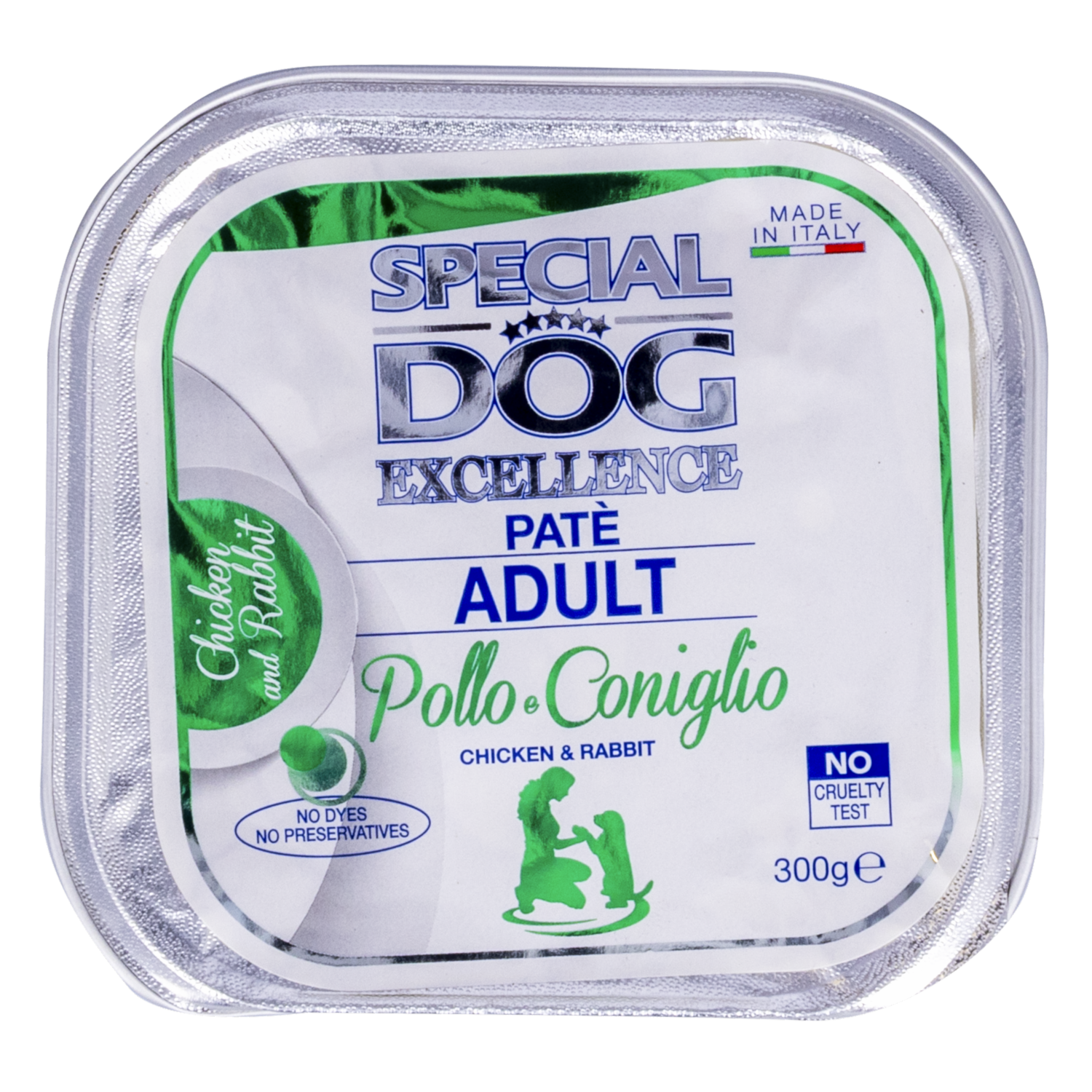 Alimento Húmedo Para Perros Adulto En Paté Sabor Pollo Y Conejo SPECIAL DOG EXCELLENCE 300 G