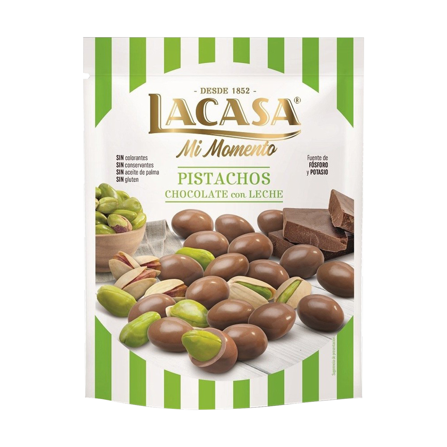 Pistachos Recubiertos De Chocolate LACASA MI MOMENTO 100 G