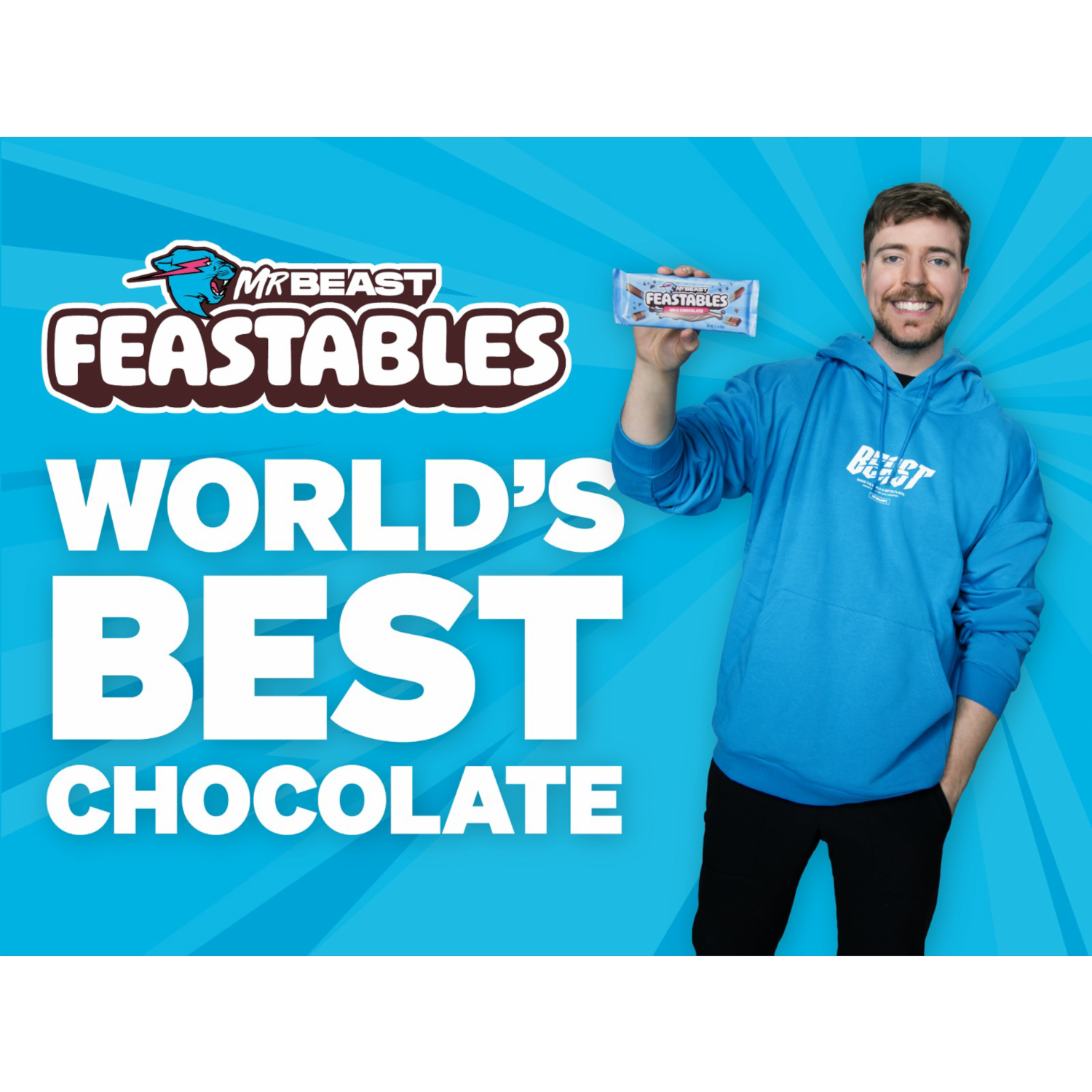 Chocolate Con Leche MR BEAST FEASTABLES 60 G