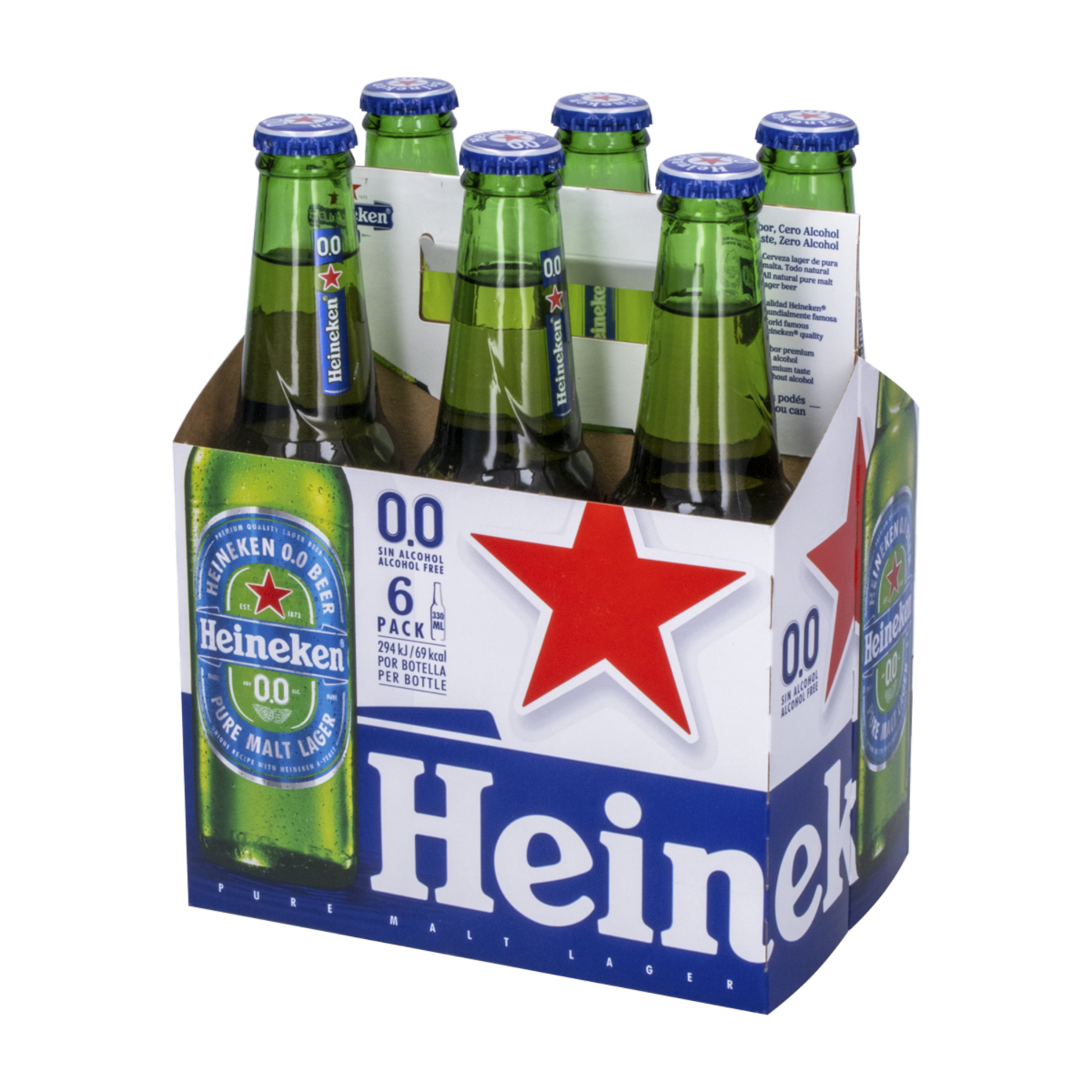 Cerveza Sin Alcohol Botella HEINEKEN 6 X 330 Ml