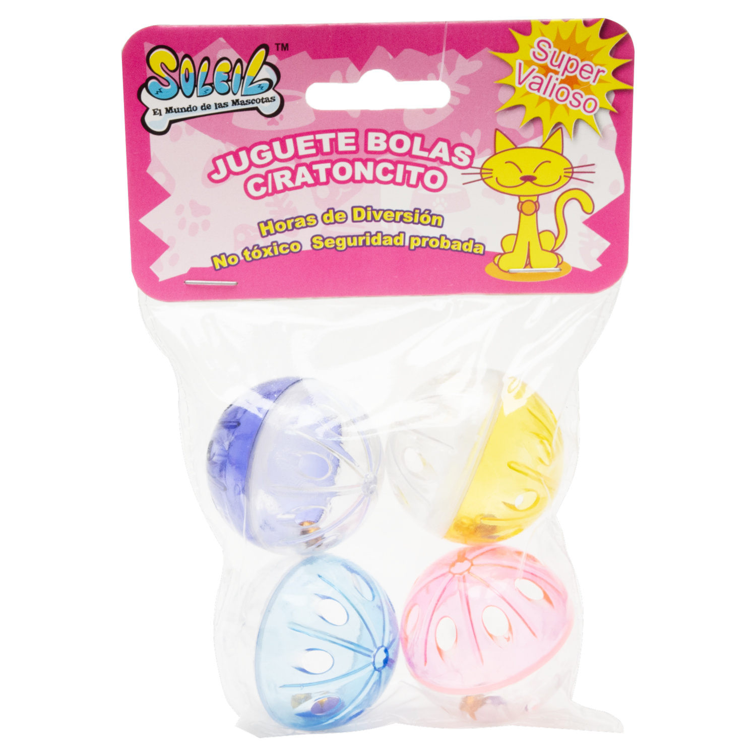 Juguete Bolas Cascabel SOLEIL Para Gato