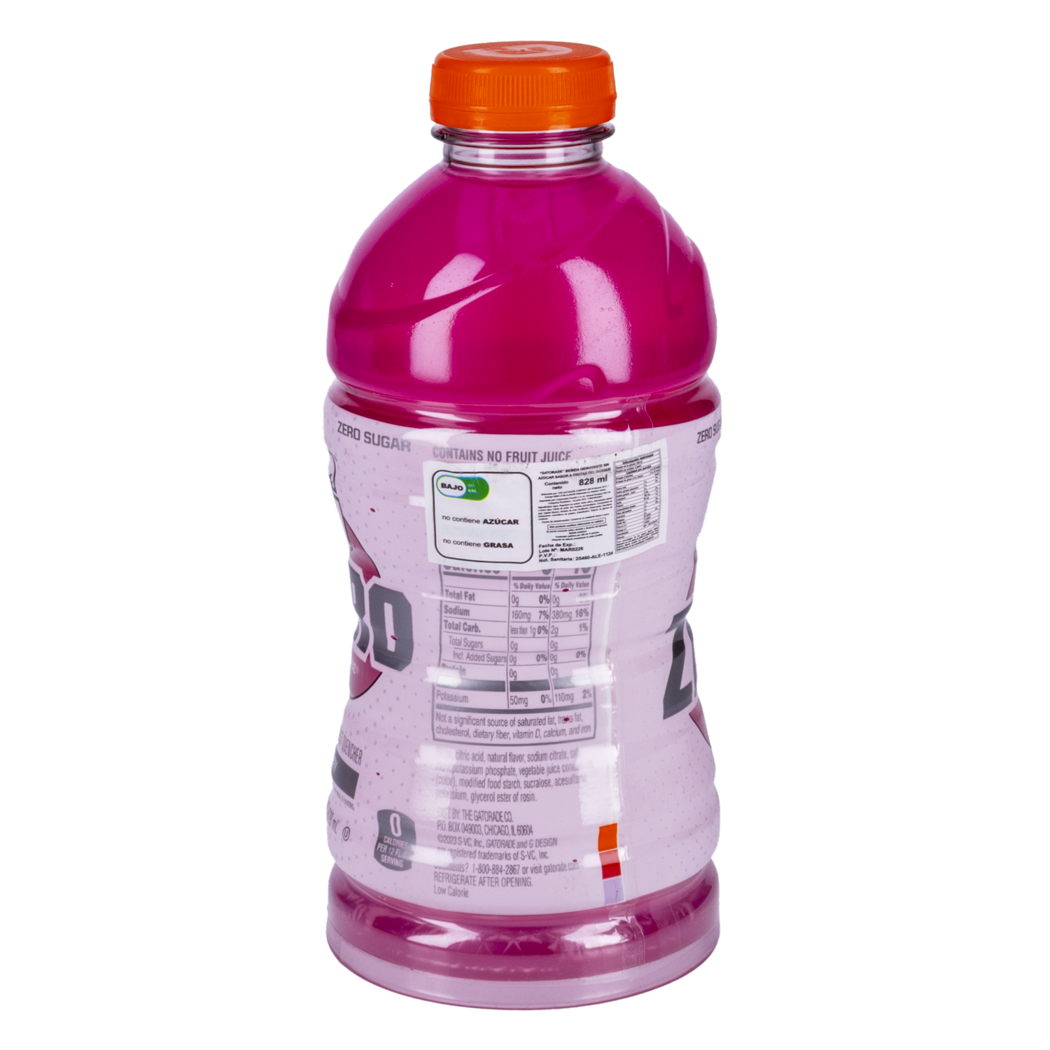 Bebida Hidratante Zero Berry GATORADE 828 Ml