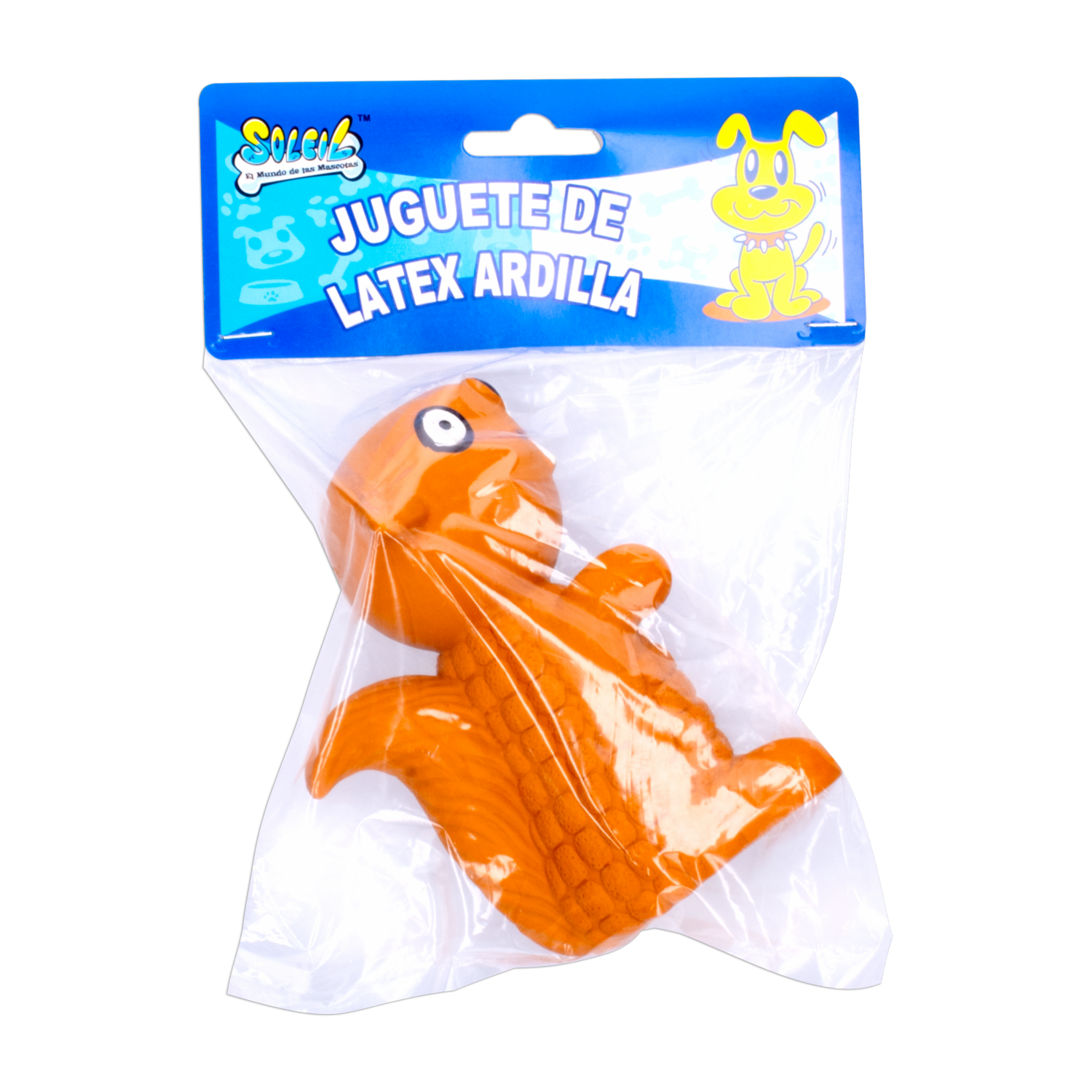 Juguete Para Perro De Látex Diseño Ardilla SOLEIL Unidad
