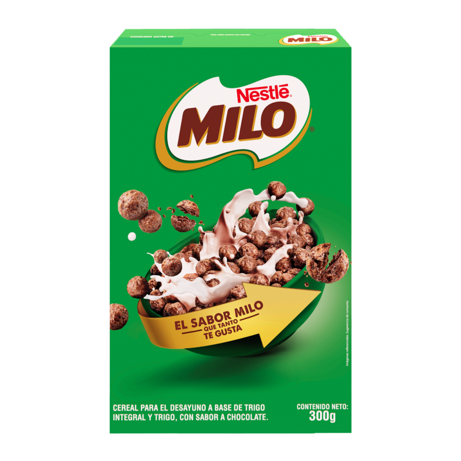 Cereal En Hojuelas A Base De Trigo Sabor A Chocolate Milo NESTLÉ 300 G