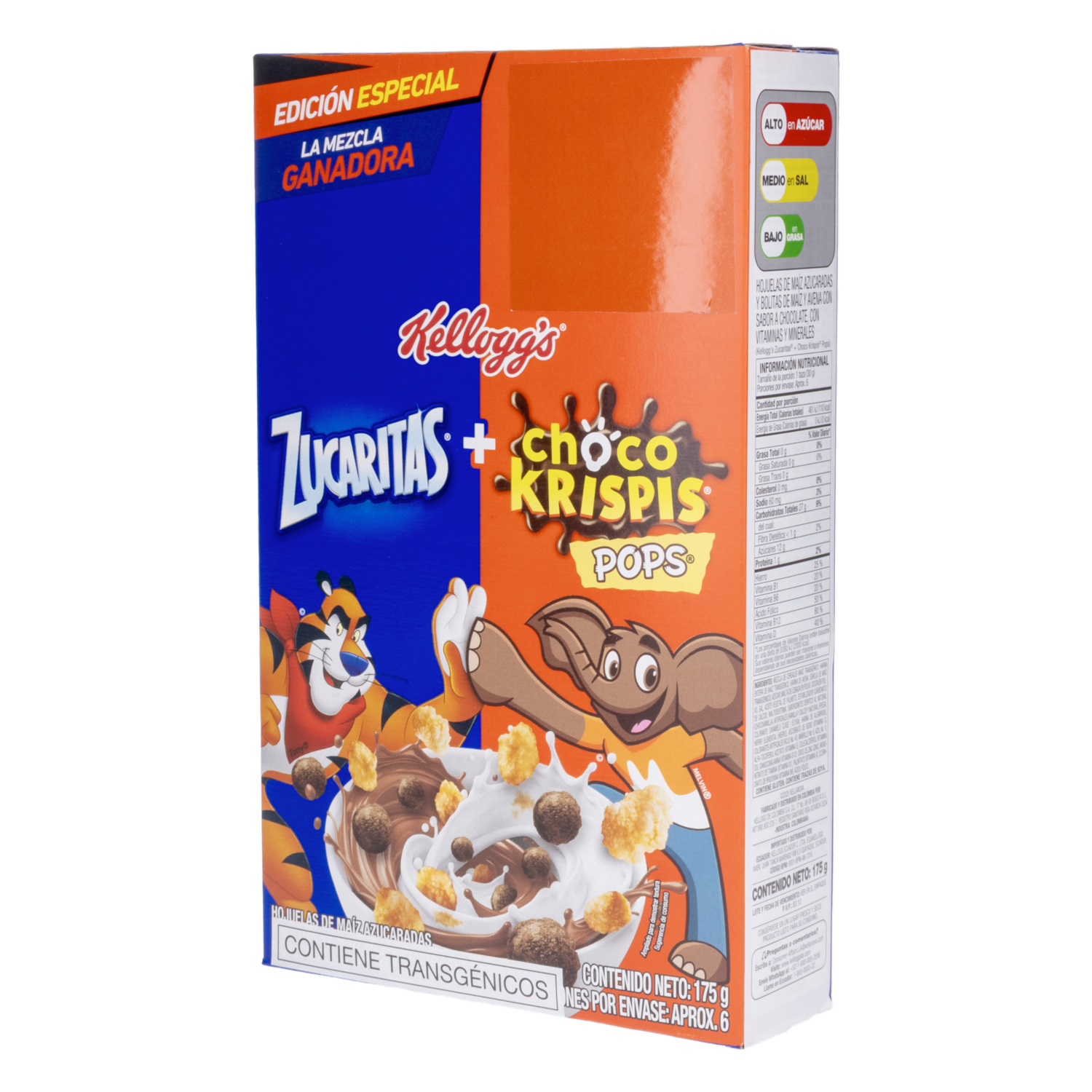 Cereal Duo Zucaritas+Choco Krispis KELLOGG’S 175 G