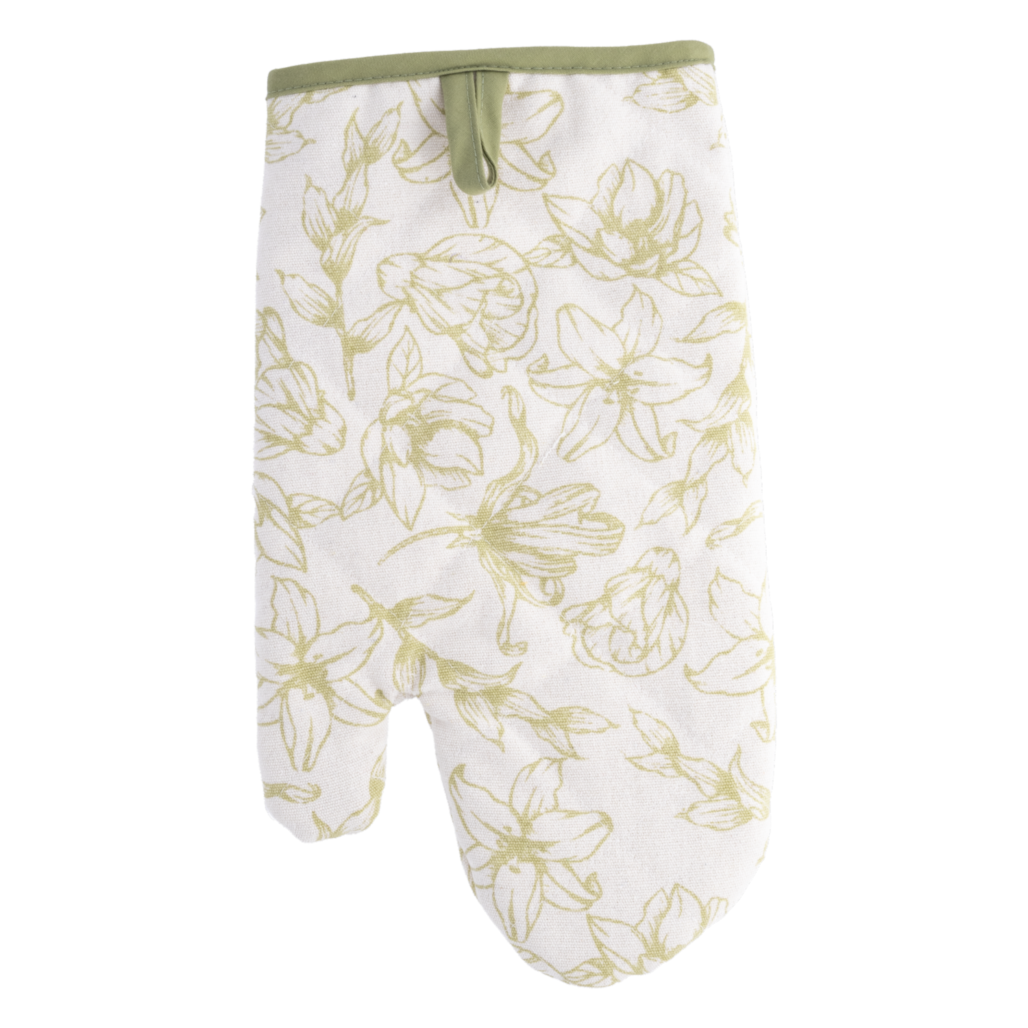 Guante De Cocina Ariel Estampado Floral Verde FREE HOME 33 Cm X 18 Cm