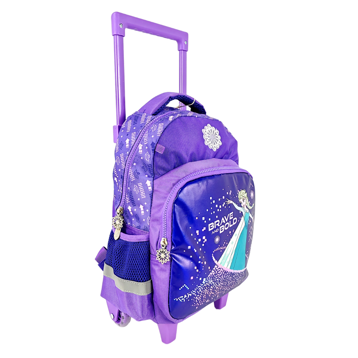 Mochila Escolar Trolley Para Niña Diseño Minnie Con Ruedas PRIMAVERA