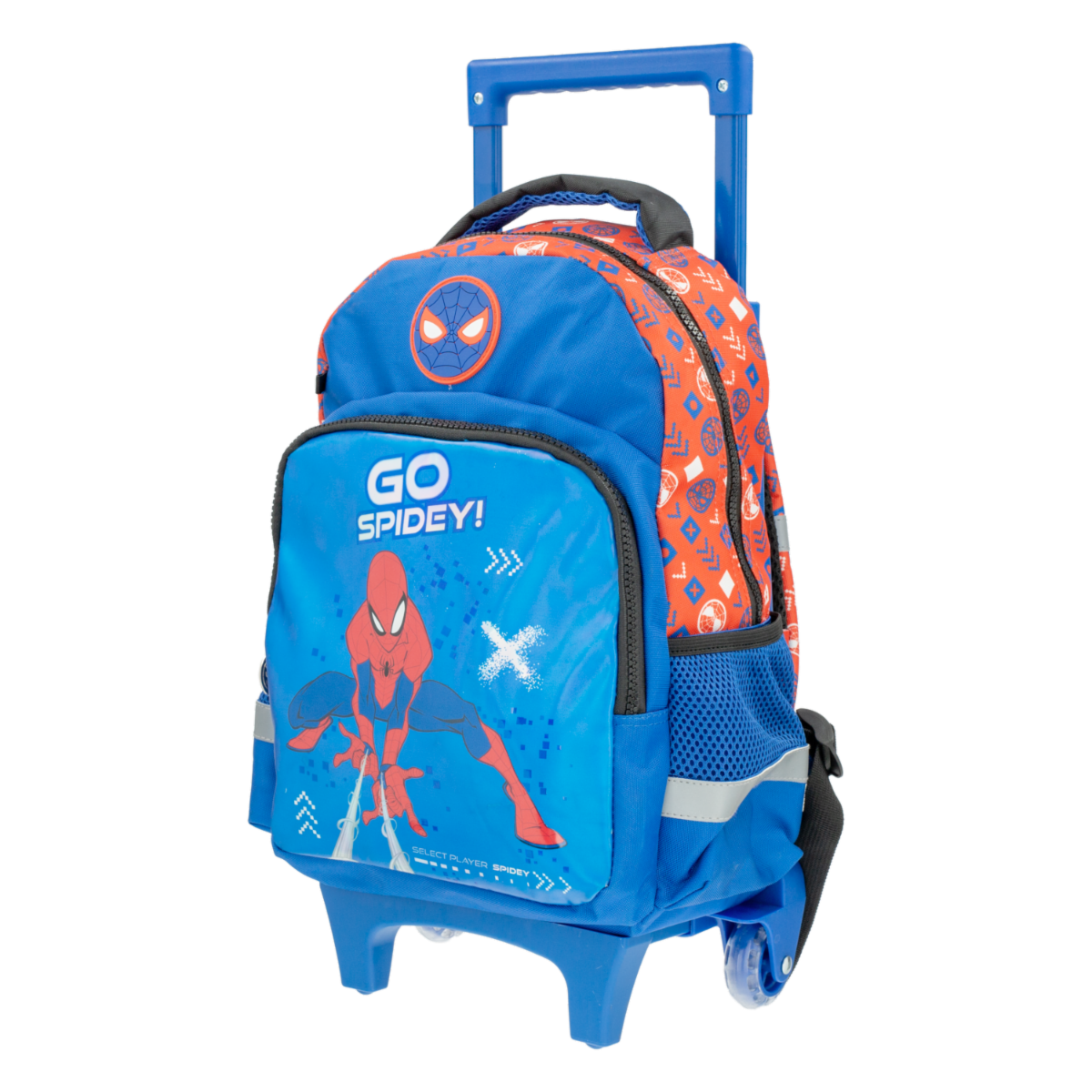 Mochila Escolar Trolley Para Niño Diseño Spiderman PRIMAVERA