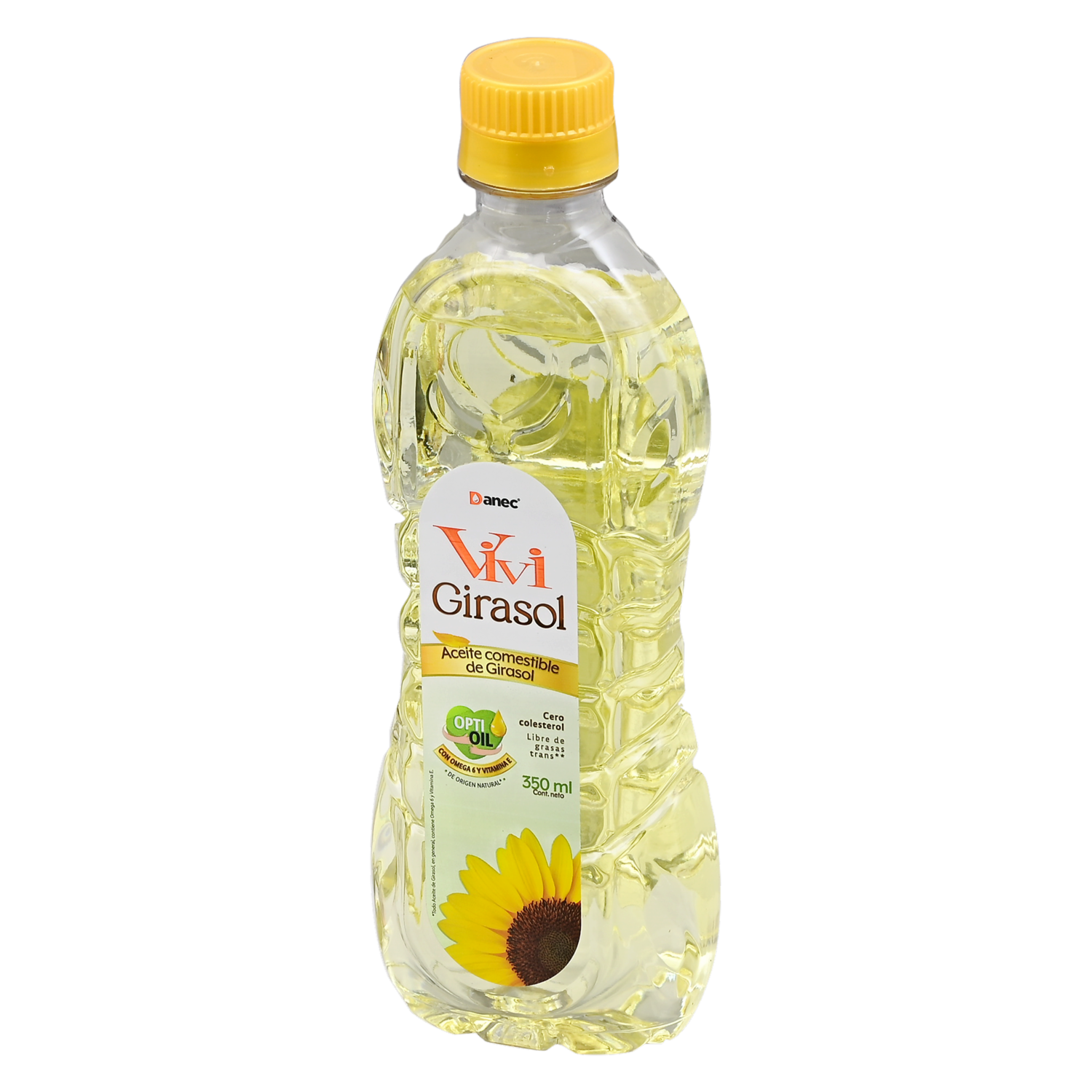 Aceite Comestible De Girasol Con Omega 6 VIVI 350 Ml