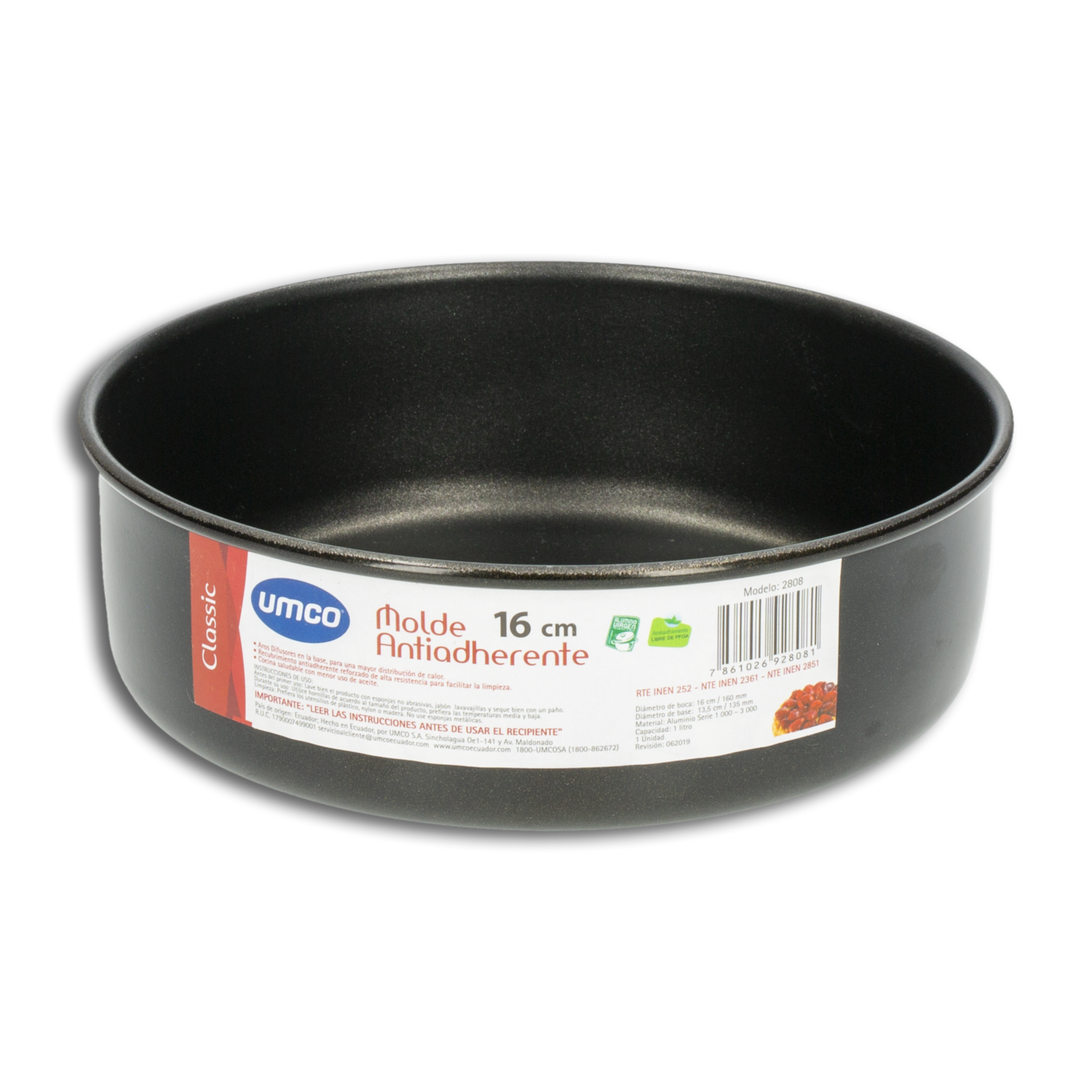 Molde Cake Aa UMCO 16 Cm