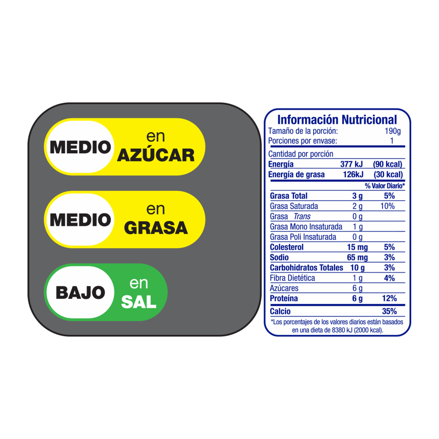 Kéfir Sabor Fresa Doy Pack MIRAFLORES 190 G