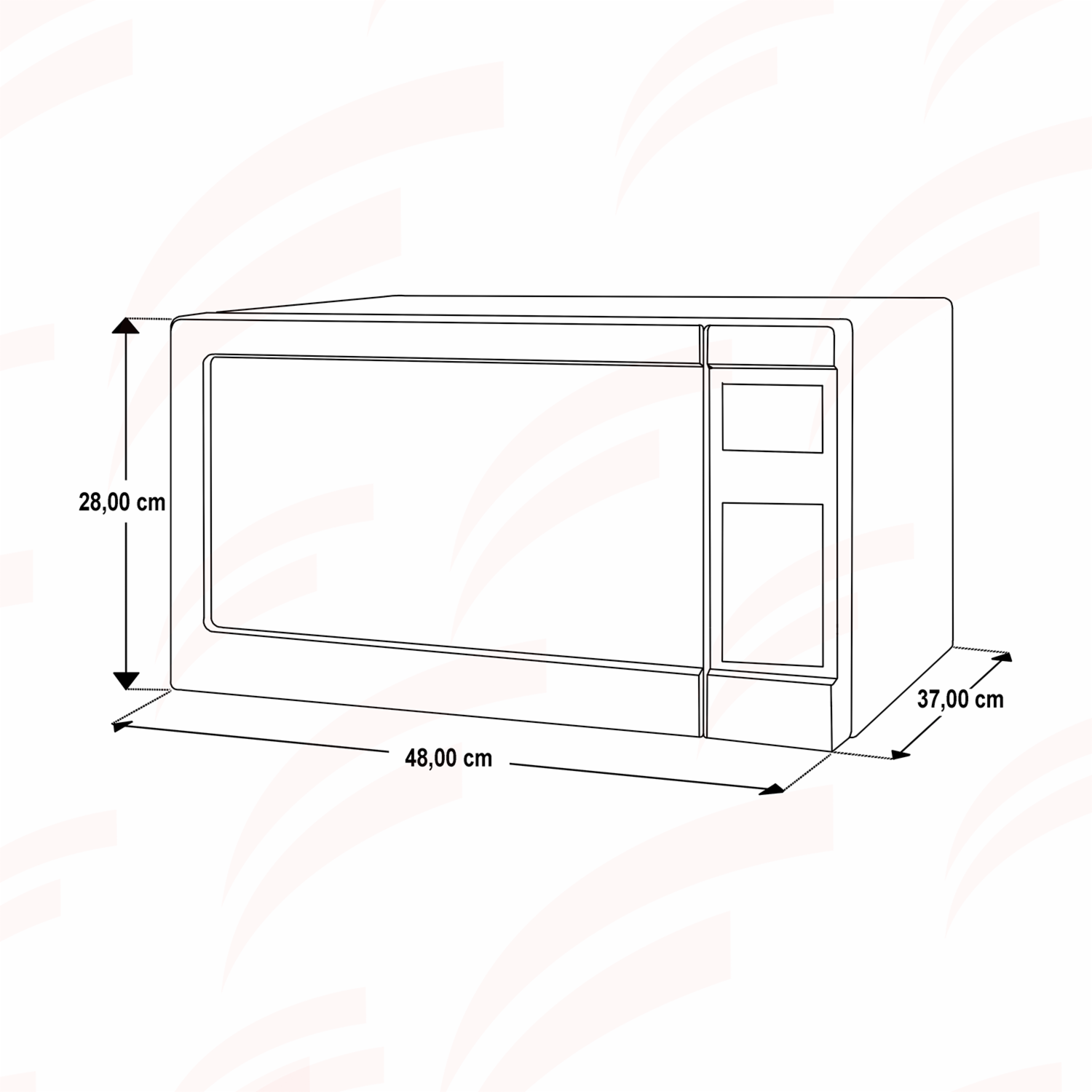 Microondas 900 Watts EMDO25S3GSEUG ELECTROLUX 25 Litros