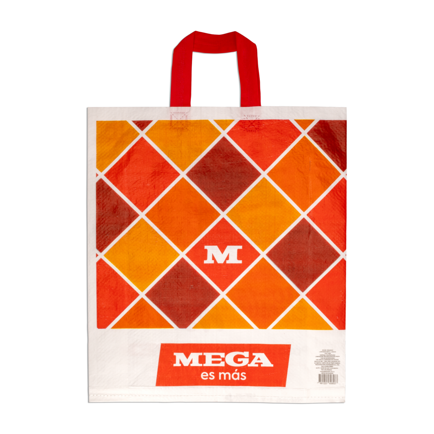 Bolsa Costal Reusable Diseño Lado Super 2024 MEGAMAXI Unidad