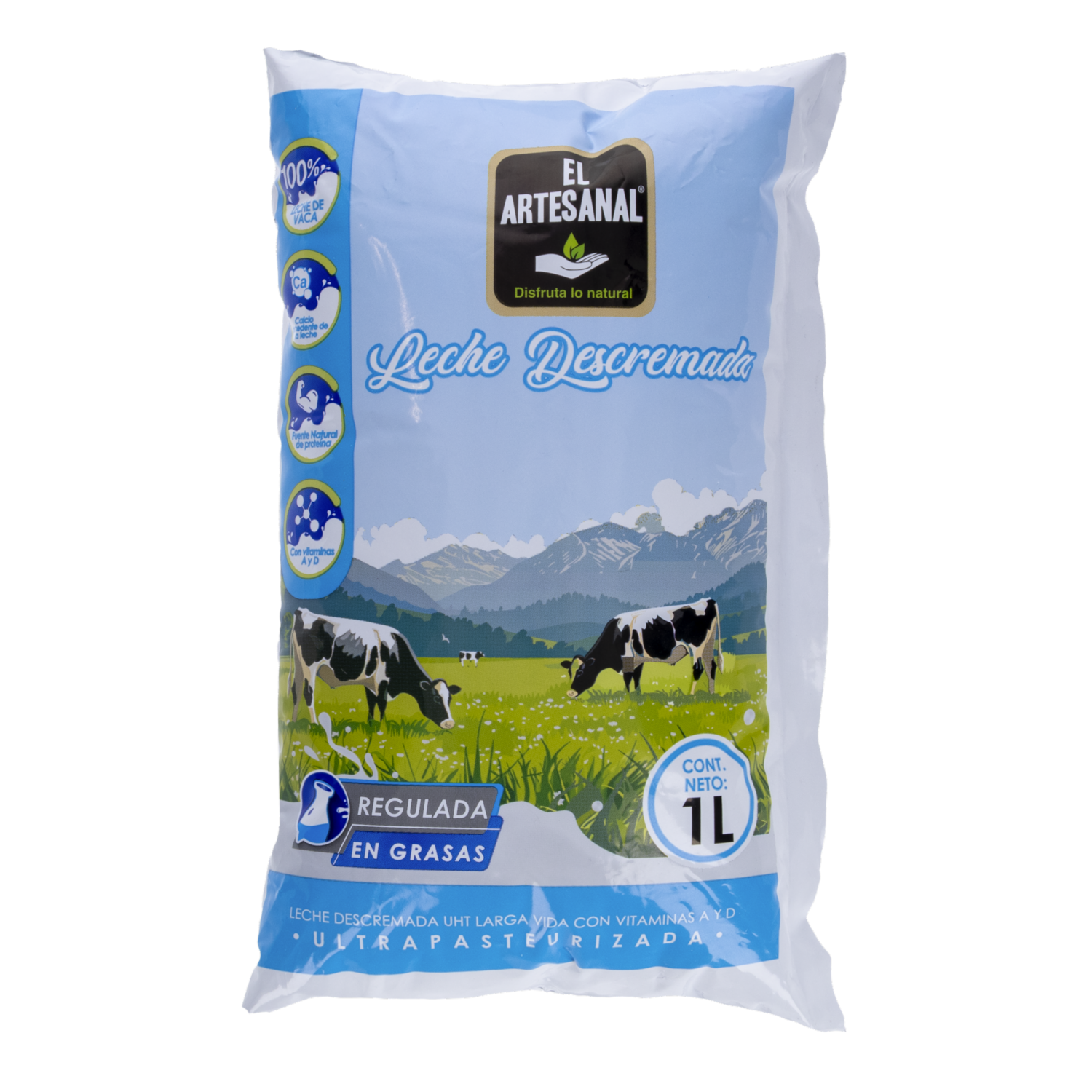 Leche Descremada En Funda EL ARTESANAL 1 000 Ml
