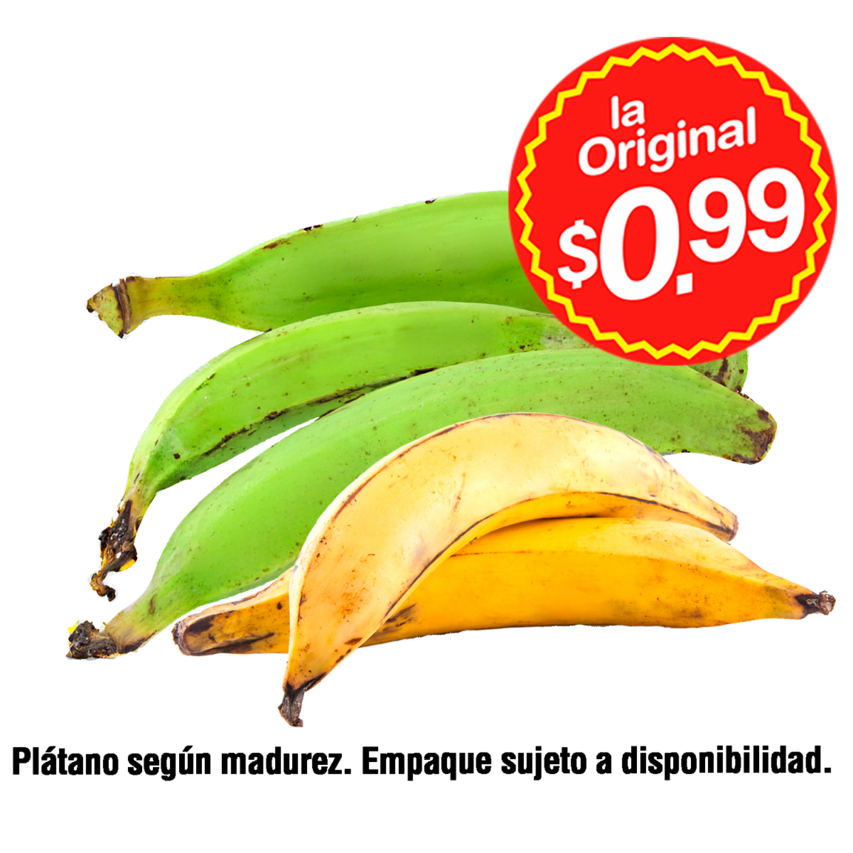 Plátano Fresco LA ORIGINAL 1800 G