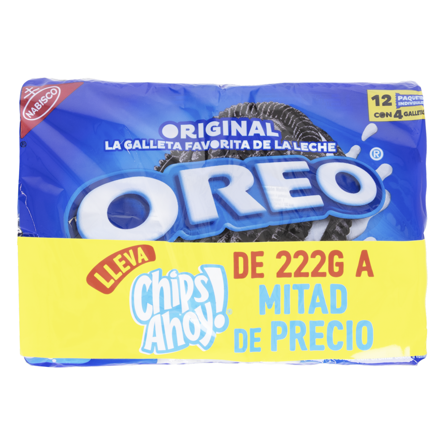 Galletas Dulces Oreo + Chips Ahoy OREO 432G +222 G