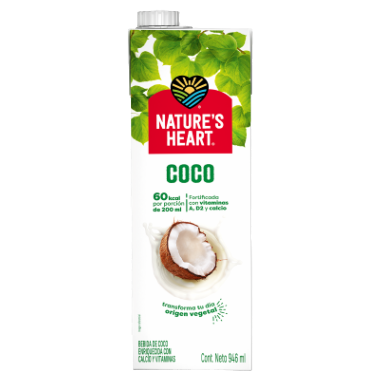 Bebida De Coco Natural NATURE’S HEART 2 Uds X 946 Ml