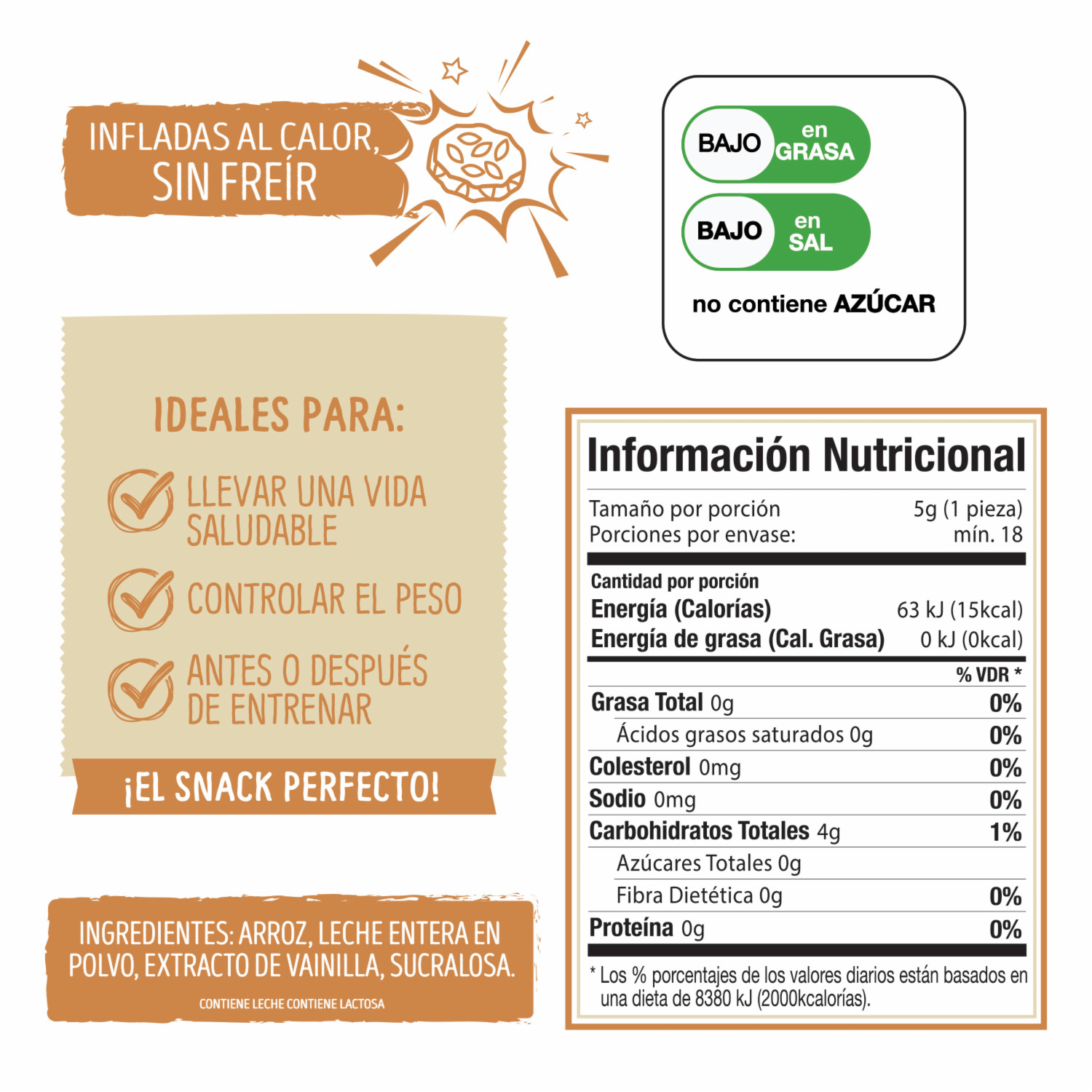 Galleta De Arroz Con Leche DR. MÜLLER 6 x 13 G