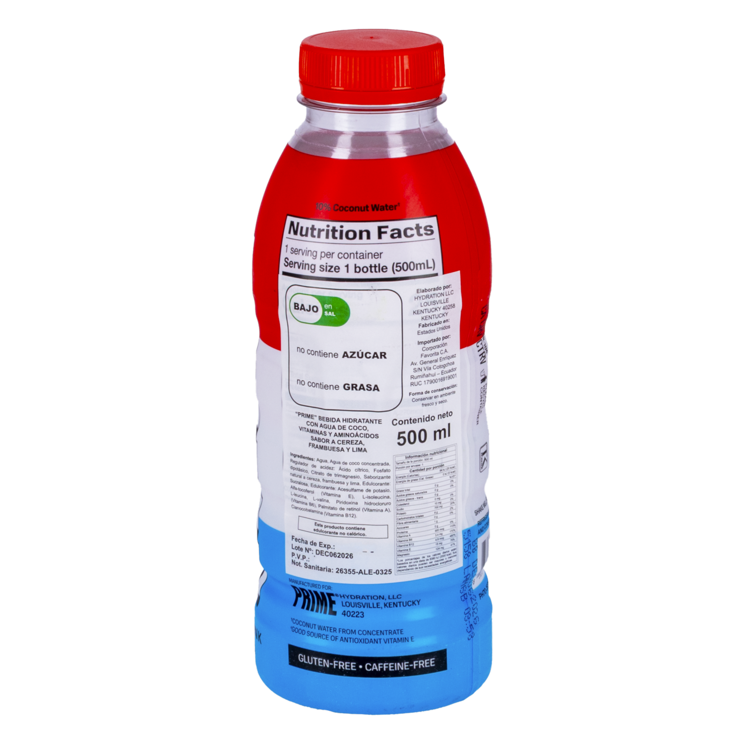 Bebida Hidratante Ice Pop PRIME 500 Ml
