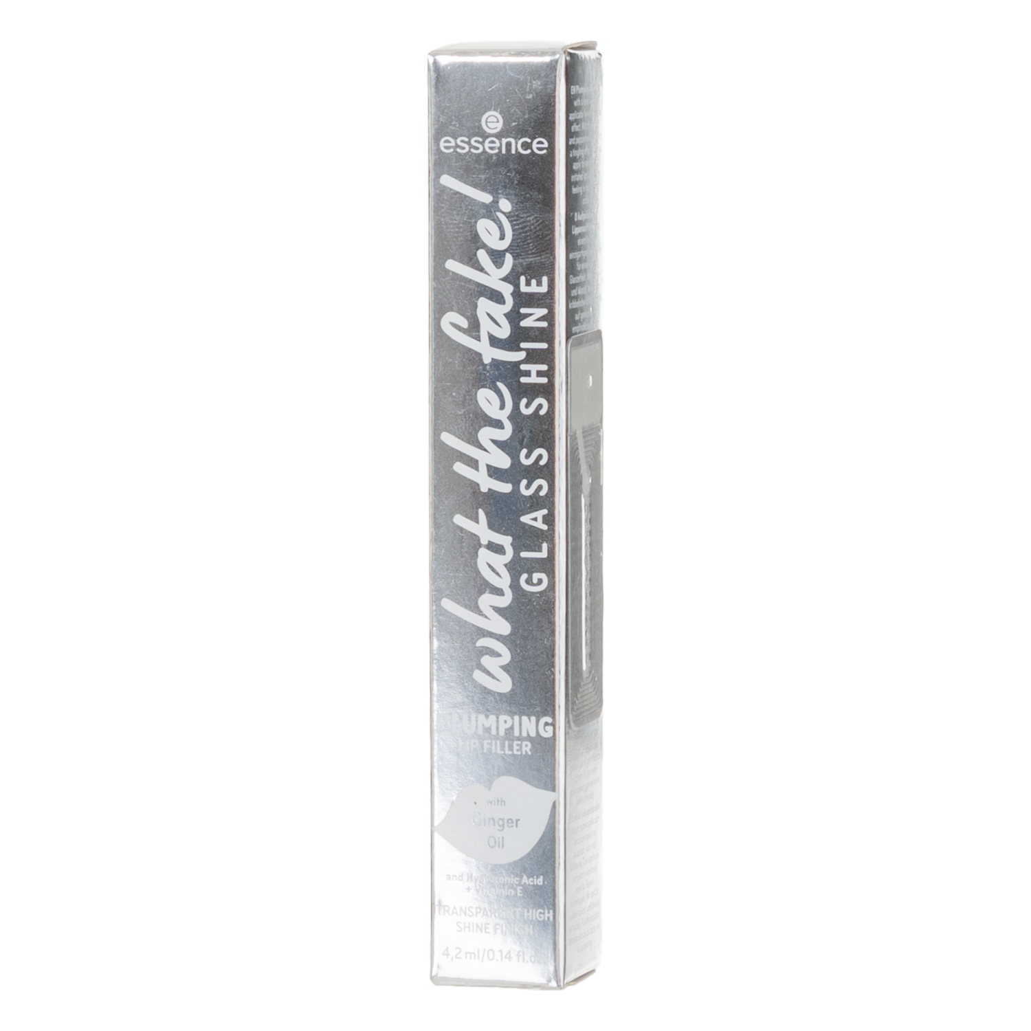 Brillo Labial Voluminizador What The Fake! Glass Shine Tono 01 ESSENCE 4 Ml