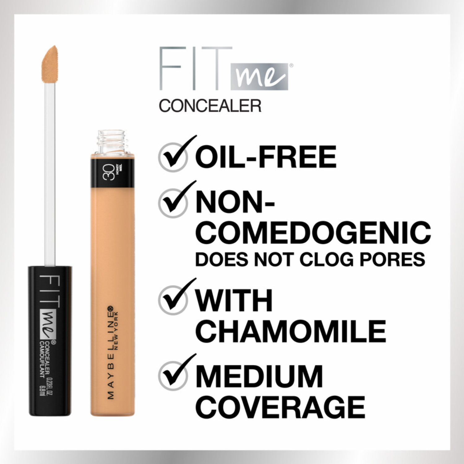 Corrector De Ojeras Líquido Fit Me Tono 20 Sand MAYBELLINE NEW YORK