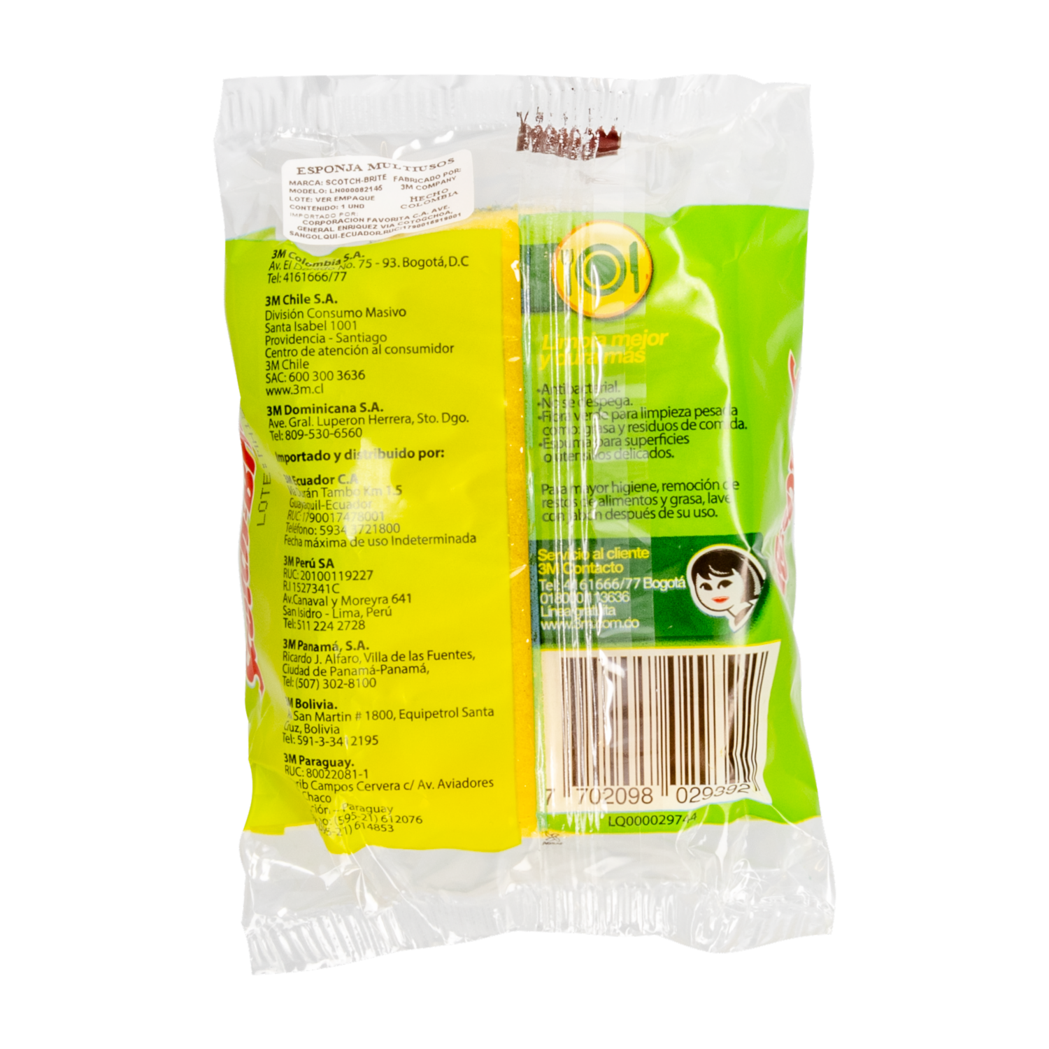 Esponja Multiusos SCOTCH-BRITE Unidad