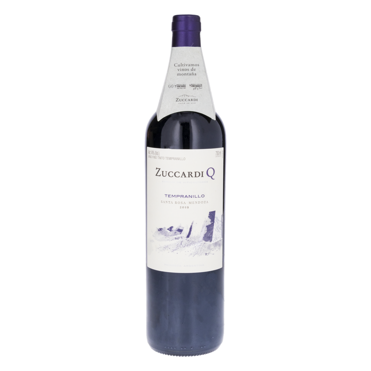 Vino Tinto Tempranillo FAMILIA Q 750 Ml