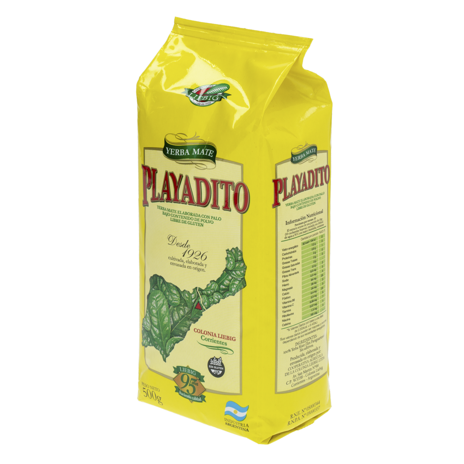 Yerba Mate Con Palo PLAYADITO 500 G