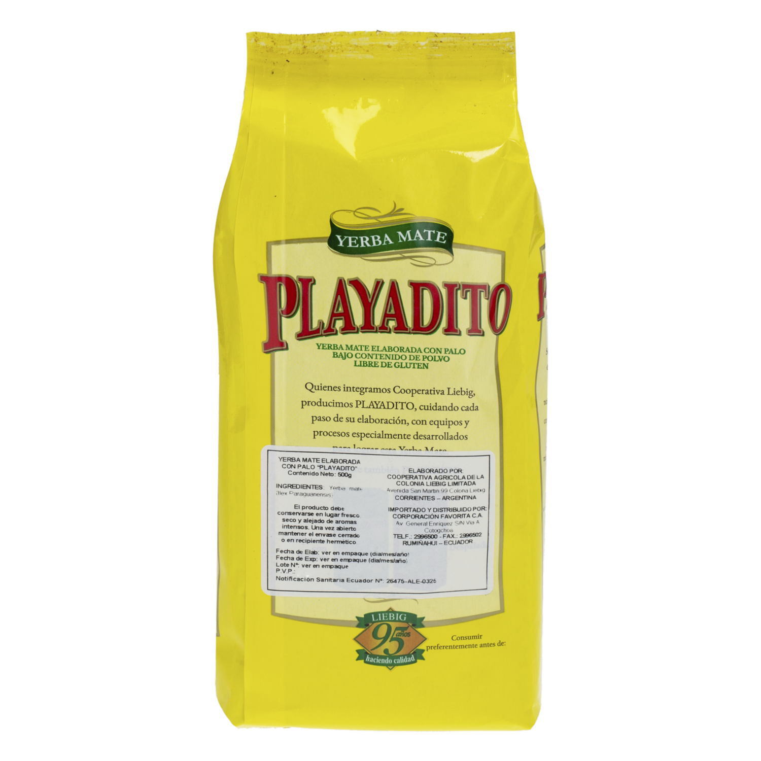 Yerba Mate Con Palo PLAYADITO 500 G