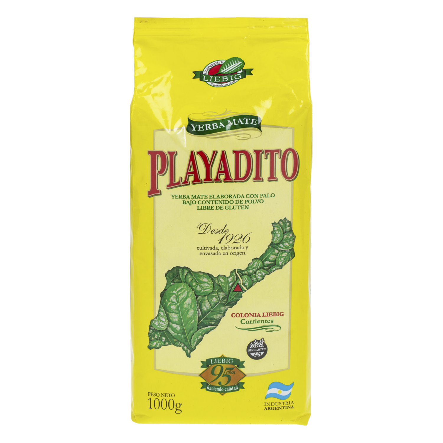 Yerba Mate Con Palo PLAYADITO 1000 G