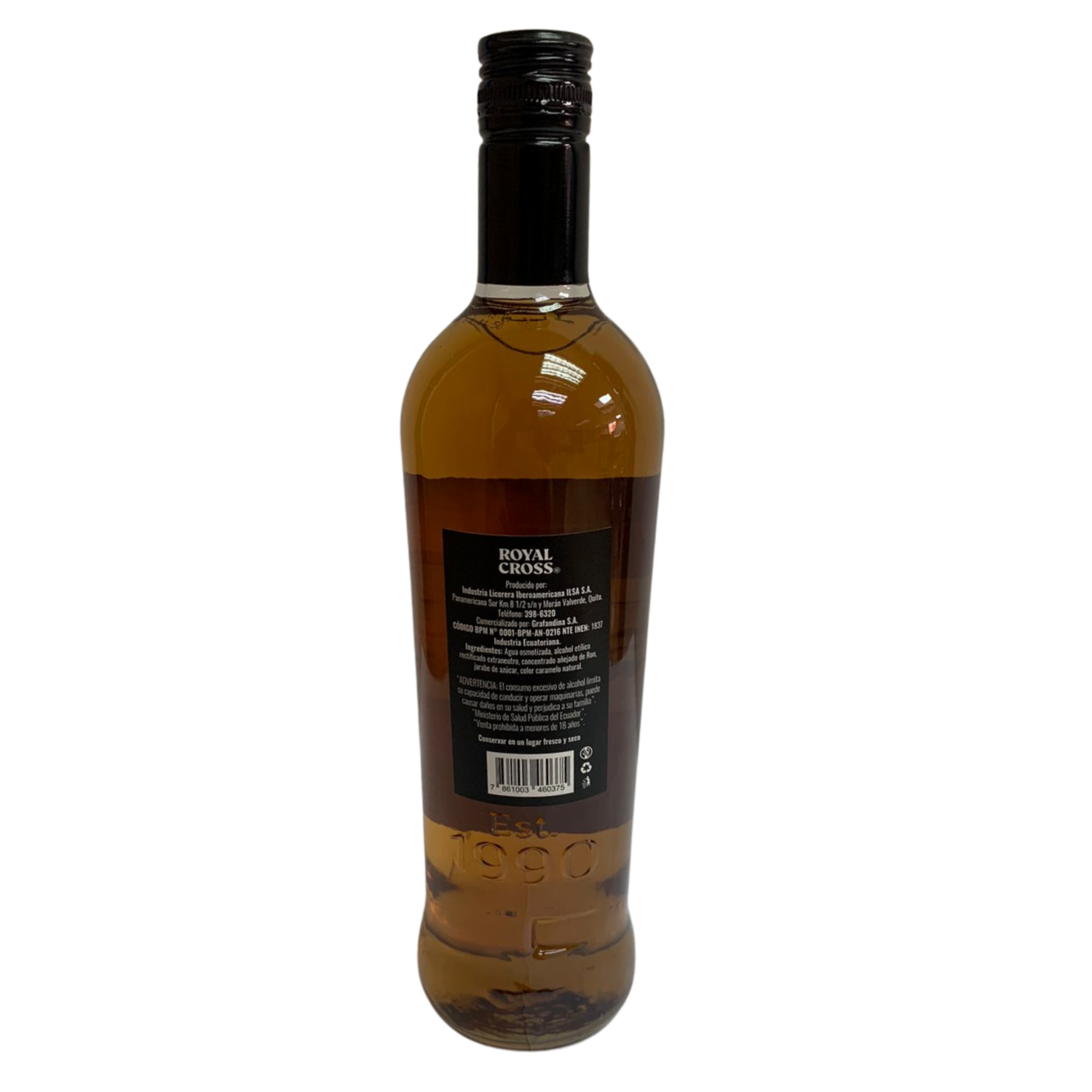 Licor De Ron ROYAL CROSS 750 Ml