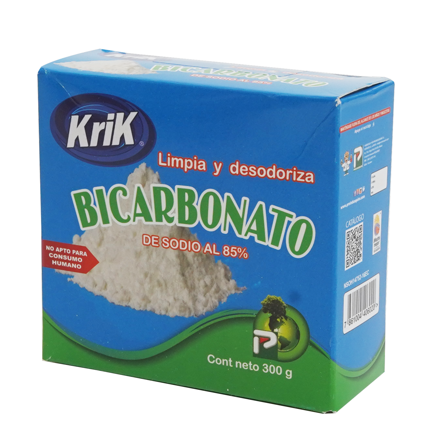 Limpiador Bicarbonato De Sodio KRIK 300 G