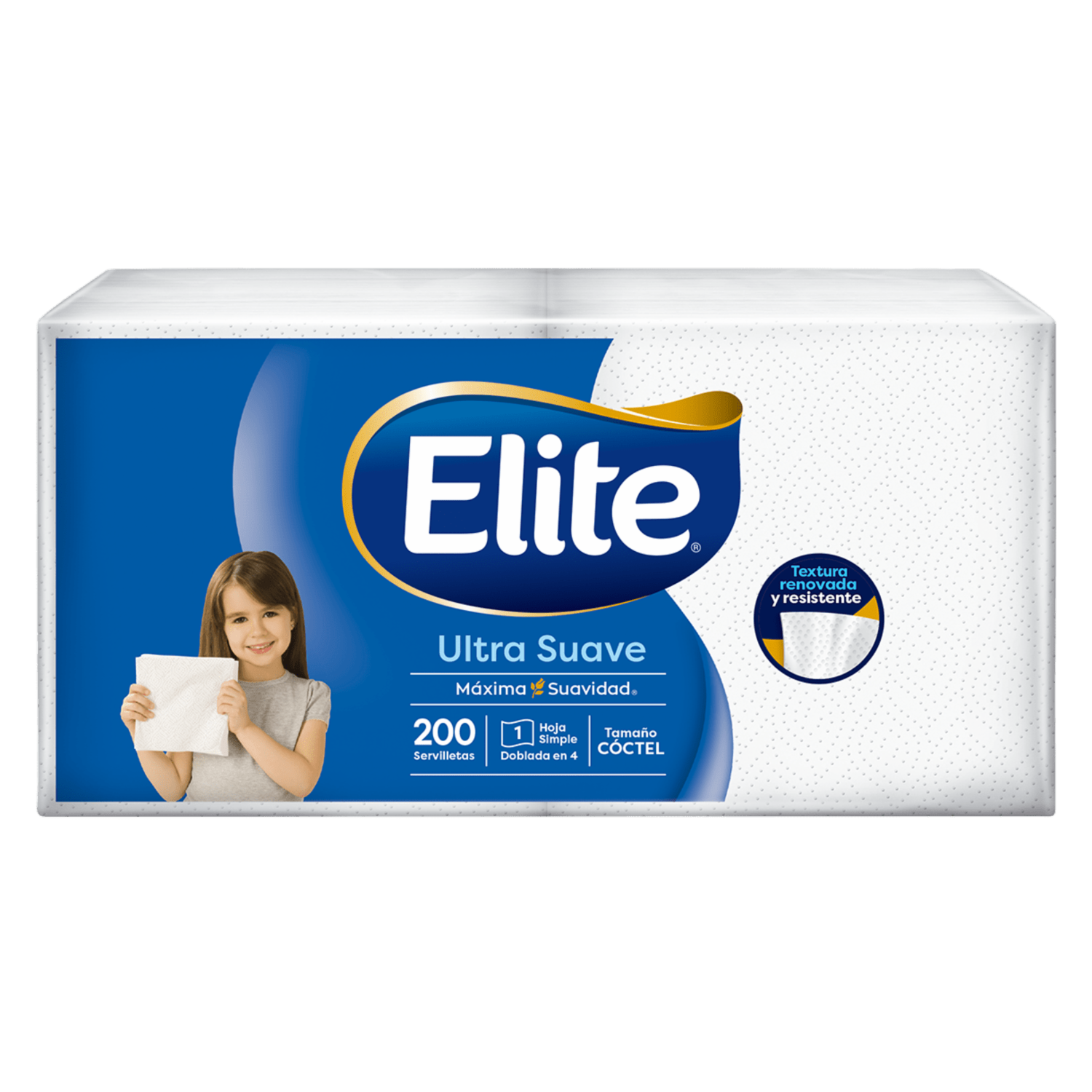 Servilletas De Coctel 23 X 24 Cm ELITE X 200 Uds