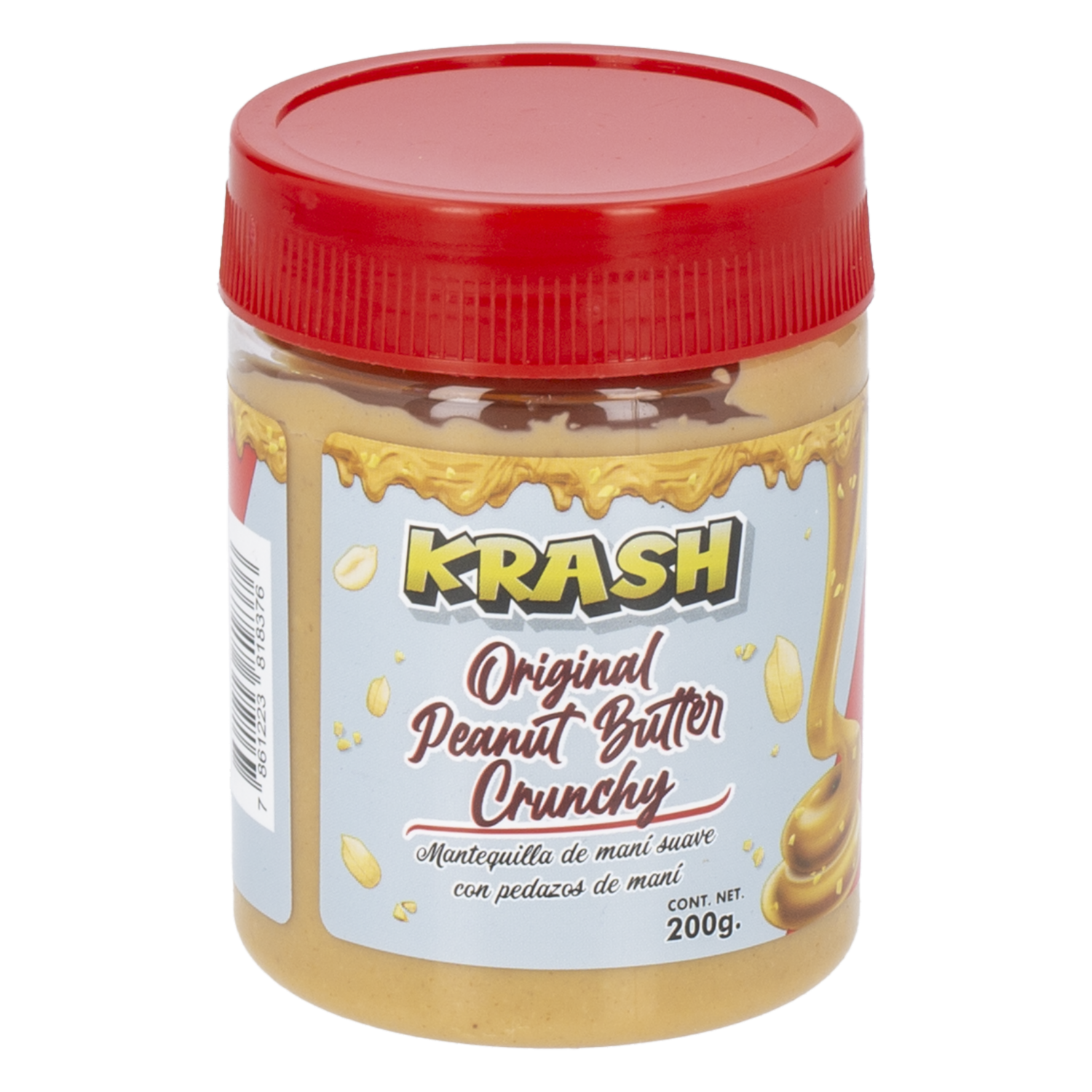 Mantequilla De Maní Crunchy KRASH 200 G