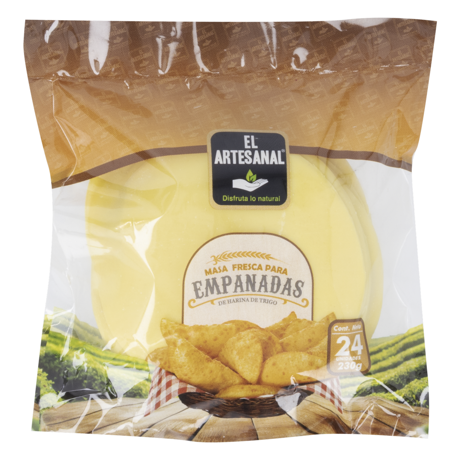 Masa Para Empanadas 24 Uds EL ARTESANAL 230 G