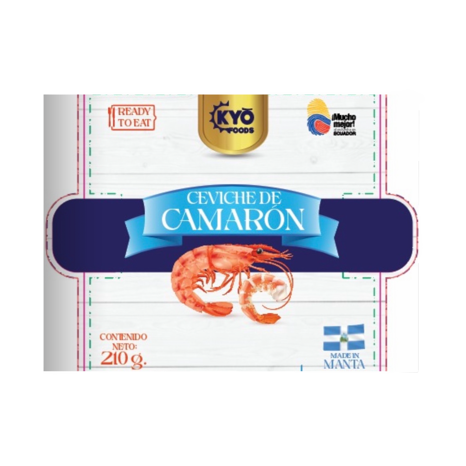 Ceviche De Camarón KYO FOOD 210 G