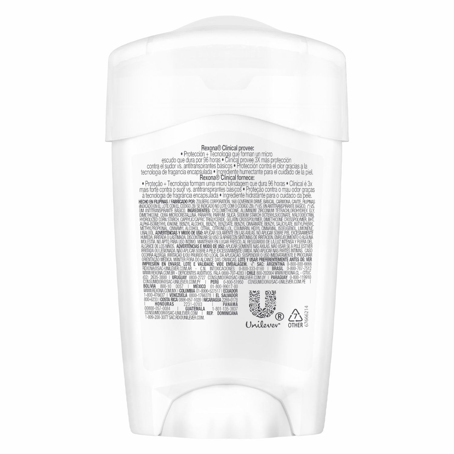 Desodorante En Barra Clinical Women REXONA Inner Pack 48 G