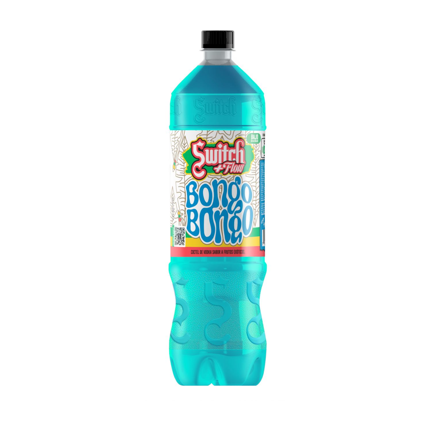 Bongo Bongo Coctel De Vodka Sabor a Frutos Exóticos SWITCH 1400 Ml