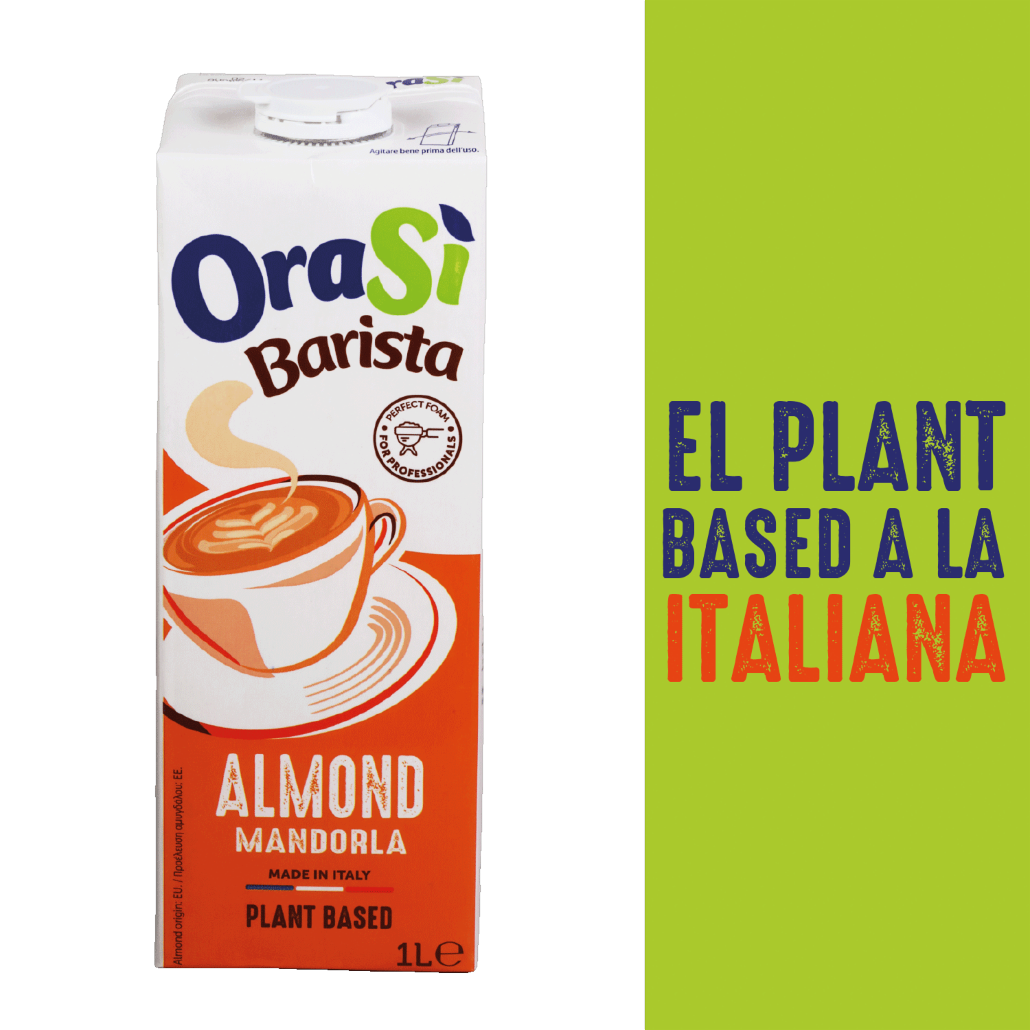 Bebida Vegetal Barista De Avellana ORASI 1000 Ml